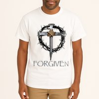 Forgiven  3 Nails crown of thorns  Tall T-Shirt