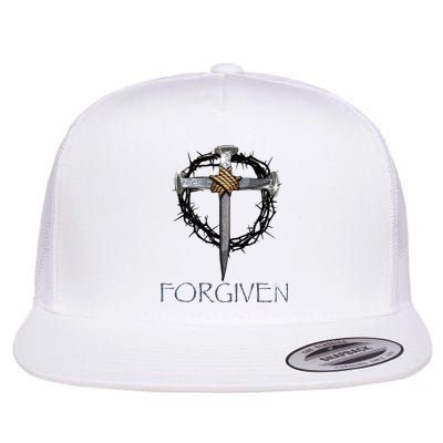 Forgiven  3 Nails crown of thorns  Flatbill Hat