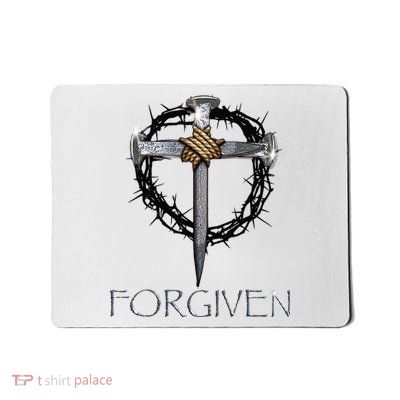 Forgiven  3 Nails crown of thorns  Mousepad