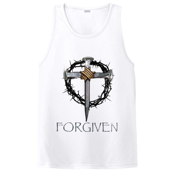 Forgiven  3 Nails crown of thorns  PosiCharge Competitor Tank