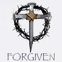Forgiven  3 Nails crown of thorns  Cropped Pullover Crew