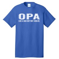 Family 365 Opa Like A Dad But Way Cooler Grandpa Cool Gift Tall T-Shirt