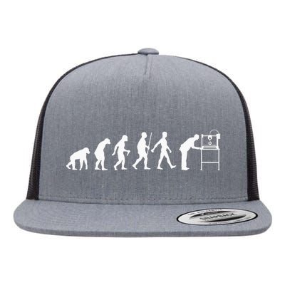 Funny 3D Printer Designs Men Women 3D Printing Evolution Flat Bill Trucker Hat