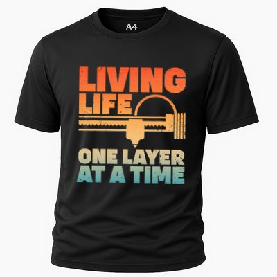 Funny 3d Printing Art 3d Printer Lovers Geeks Cooling Performance Crew T-Shirt