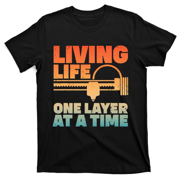 Funny 3d Printing Art 3d Printer Lovers Geeks T-Shirt