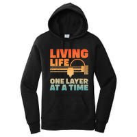 Funny 3d Printing Art 3d Printer Lovers Geeks Women's Pullover Hoodie