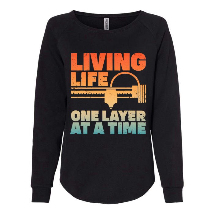 Funny 3d Printing Art 3d Printer Lovers Geeks Womens California Wash Sweatshirt