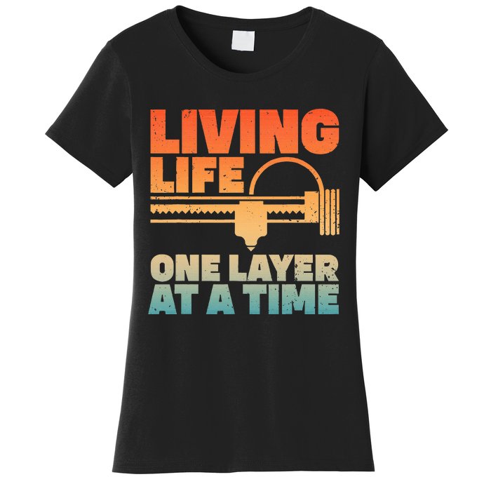 Funny 3d Printing Art 3d Printer Lovers Geeks Women's T-Shirt