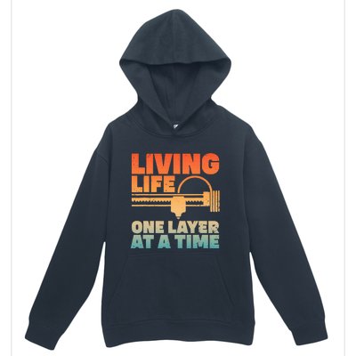 Funny 3d Printing Art 3d Printer Lovers Geeks Urban Pullover Hoodie