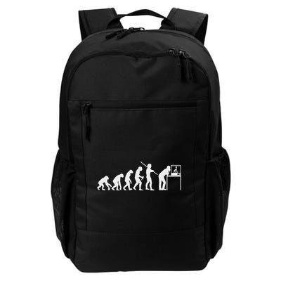 Funny 3d Printing Evolution 3d Printer Joke Daily Commute Backpack