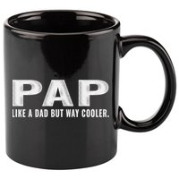 Family 365 Pap Like A Dad But Way Cooler Grandpa Great Gift 11oz C Handle Ceramic Mug