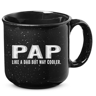 Family 365 Pap Like A Dad But Way Cooler Grandpa Great Gift 15oz Campfire Ceramic Mug