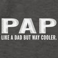 Family 365 Pap Like A Dad But Way Cooler Grandpa Great Gift Vector Backpack