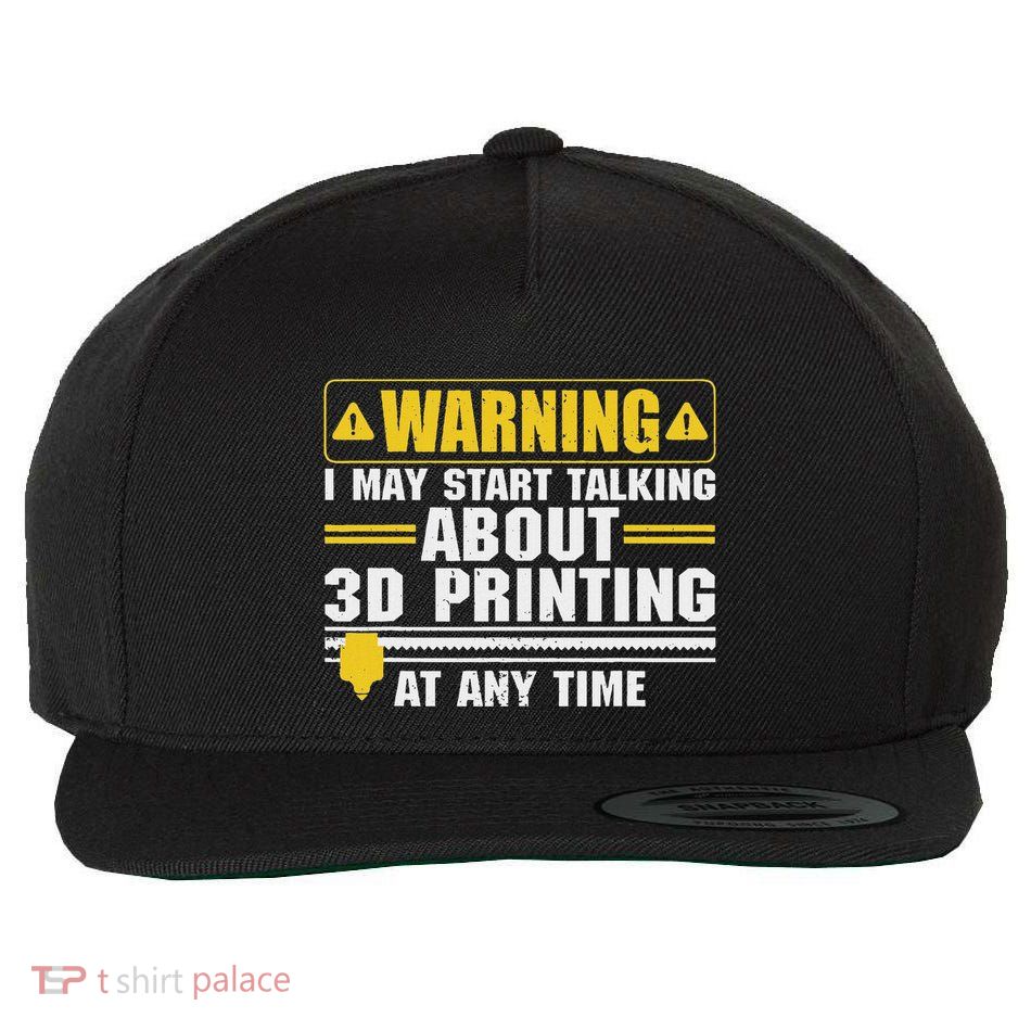 Funny 3d Printer Art 3d Printing Worker Lover Wool Snapback Cap