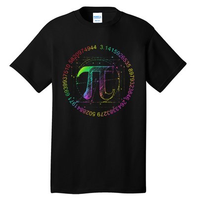 funny 3.14 Pi Math Teacher Happy Pi Day Tall T-Shirt