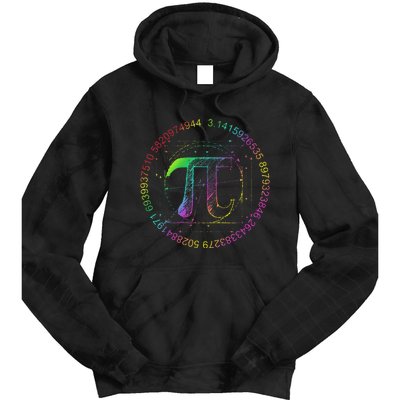 funny 3.14 Pi Math Teacher Happy Pi Day Tie Dye Hoodie