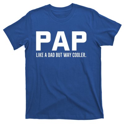 Family 365 Pap Like A Dad But Way Cooler Grandpa Great Gift T-Shirt