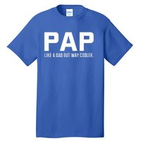 Family 365 Pap Like A Dad But Way Cooler Grandpa Great Gift Tall T-Shirt