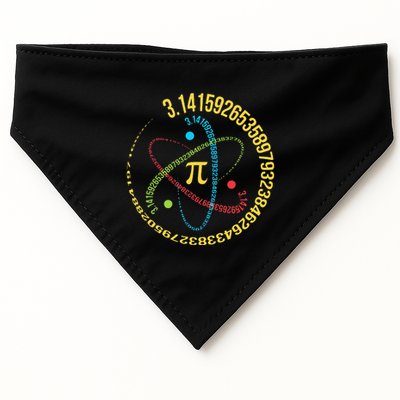 Funny 3.14 Pi Day Pie Day Pi Math Lover USA-Made Doggie Bandana