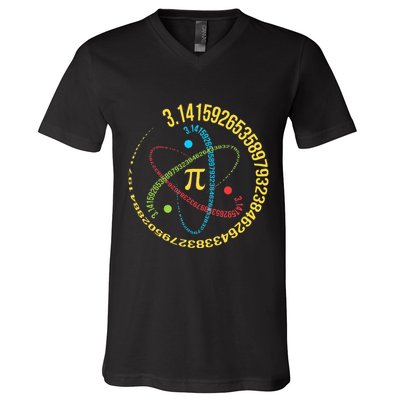 Funny 3.14 Pi Day Pie Day Pi Math Lover V-Neck T-Shirt