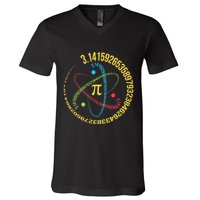 Funny 3.14 Pi Day Pie Day Pi Math Lover V-Neck T-Shirt