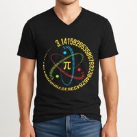 Funny 3.14 Pi Day Pie Day Pi Math Lover V-Neck T-Shirt