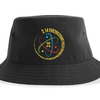 Funny 3.14 Pi Day Pie Day Pi Math Lover Sustainable Bucket Hat