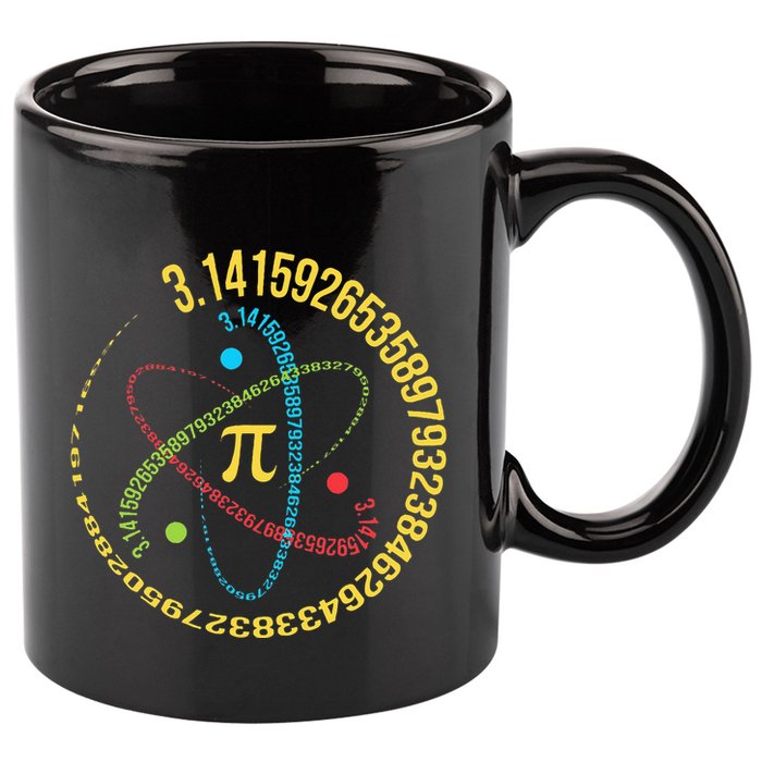 Funny 3.14 Pi Day Pie Day Pi Math Lover 11oz C Handle Ceramic Mug