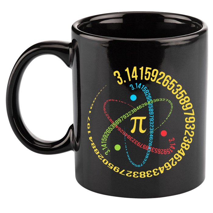 Funny 3.14 Pi Day Pie Day Pi Math Lover 11oz C Handle Ceramic Mug
