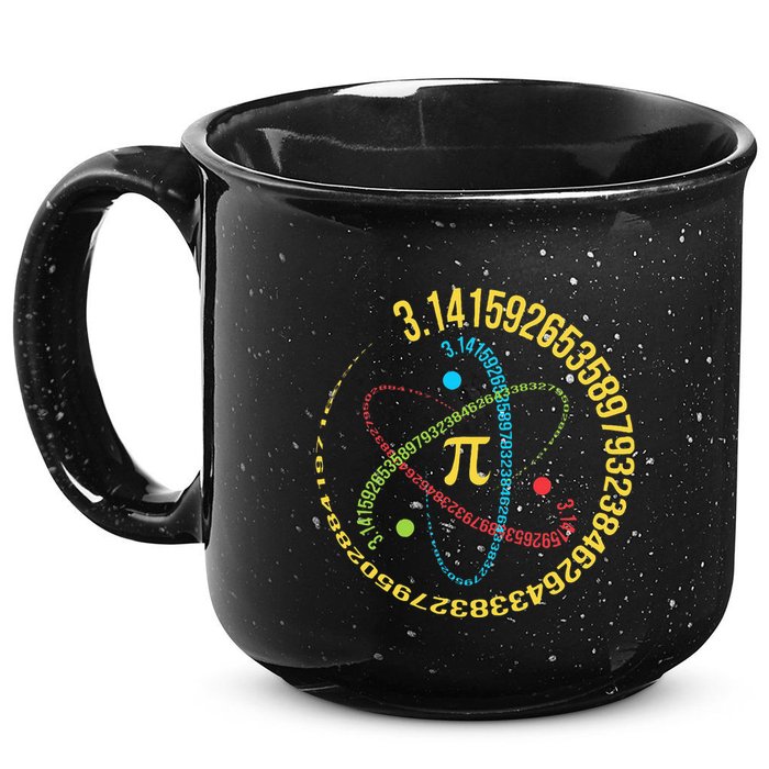 Funny 3.14 Pi Day Pie Day Pi Math Lover 15oz Campfire Ceramic Mug
