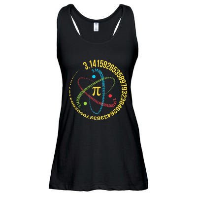 Funny 3.14 Pi Day Pie Day Pi Math Lover Ladies Essential Flowy Tank