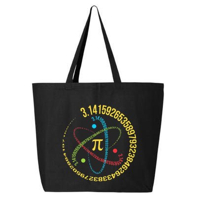 Funny 3.14 Pi Day Pie Day Pi Math Lover 25L Jumbo Tote