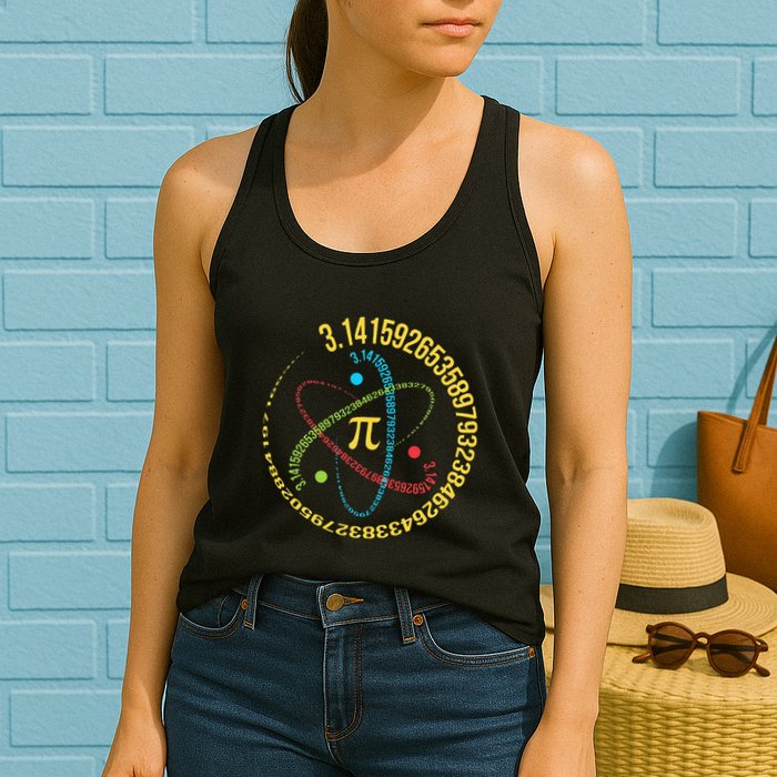 Funny 3.14 Pi Day Pie Day Pi Math Lover Womens Tank Top
