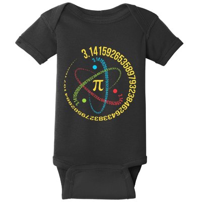 Funny 3.14 Pi Day Pie Day Pi Math Lover Baby Bodysuit