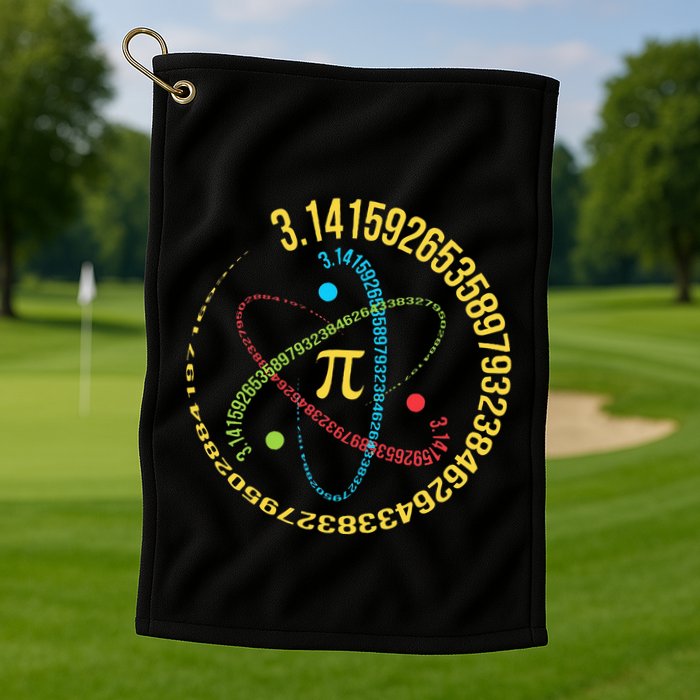 Funny 3.14 Pi Day Pie Day Pi Math Lover Golf Towel