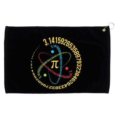 Funny 3.14 Pi Day Pie Day Pi Math Lover Grommeted Golf Towel