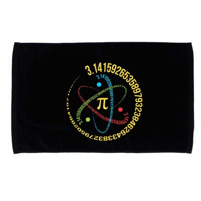 Funny 3.14 Pi Day Pie Day Pi Math Lover Microfiber Hand Towel