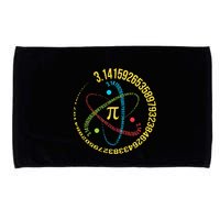 Funny 3.14 Pi Day Pie Day Pi Math Lover Microfiber Hand Towel