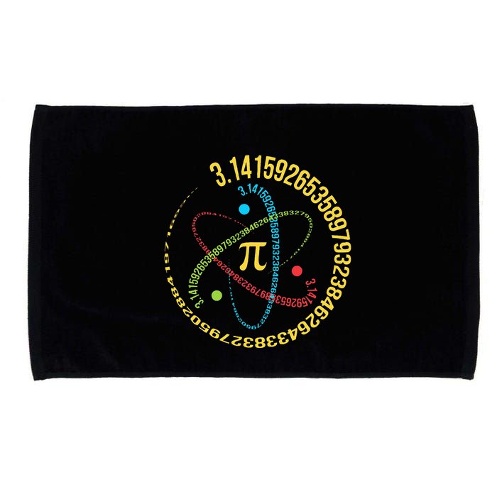 Funny 3.14 Pi Day Pie Day Pi Math Lover Microfiber Hand Towel