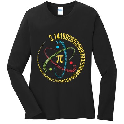 Funny 3.14 Pi Day Pie Day Pi Math Lover Ladies Long Sleeve Shirt