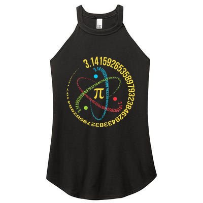 Funny 3.14 Pi Day Pie Day Pi Math Lover Women's Perfect Tri Rocker Tank