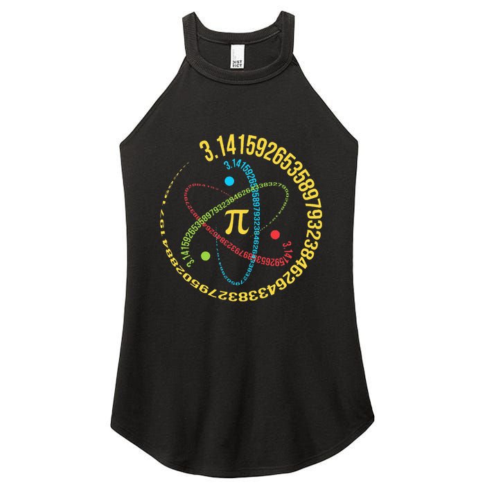 Funny 3.14 Pi Day Pie Day Pi Math Lover Women's Perfect Tri Rocker Tank