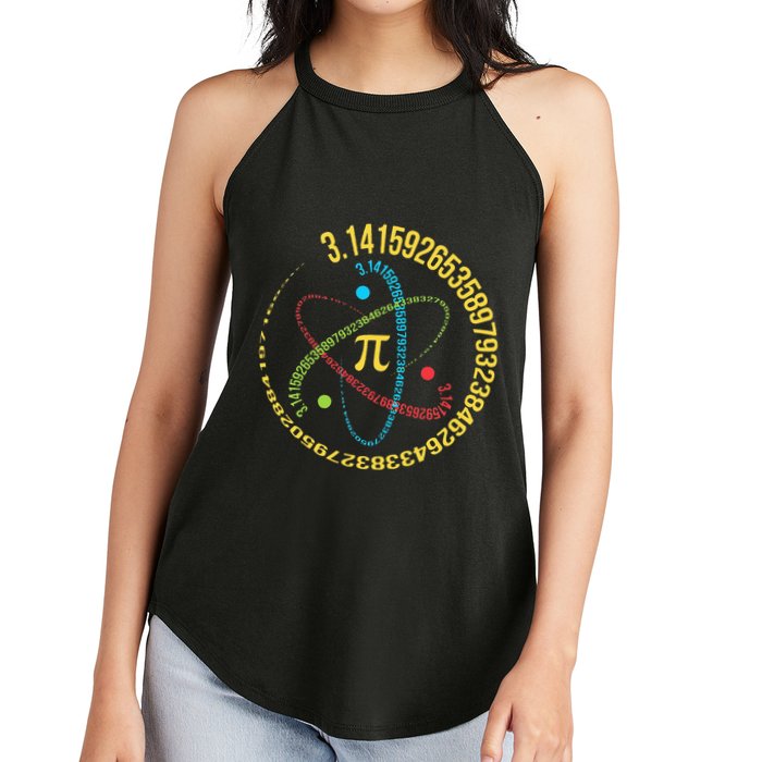 Funny 3.14 Pi Day Pie Day Pi Math Lover Women's Perfect Tri Rocker Tank