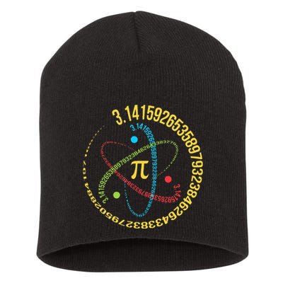 Funny 3.14 Pi Day Pie Day Pi Math Lover Short Acrylic Beanie