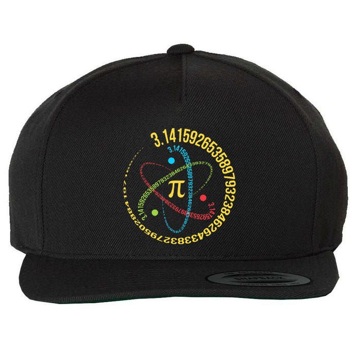 Funny 3.14 Pi Day Pie Day Pi Math Lover Wool Snapback Cap