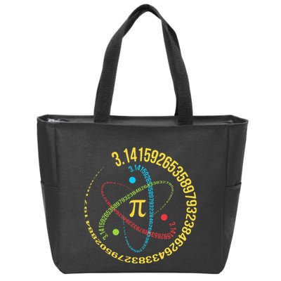 Funny 3.14 Pi Day Pie Day Pi Math Lover Zip Tote Bag