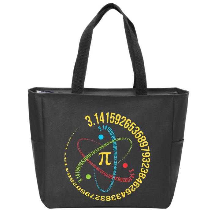 Funny 3.14 Pi Day Pie Day Pi Math Lover Zip Tote Bag