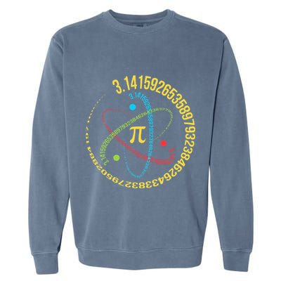 Funny 3.14 Pi Day Pie Day Pi Math Lover Garment-Dyed Sweatshirt
