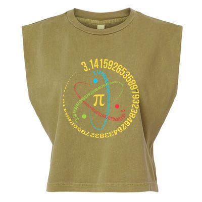 Funny 3.14 Pi Day Pie Day Pi Math Lover Garment-Dyed Women's Muscle Tee