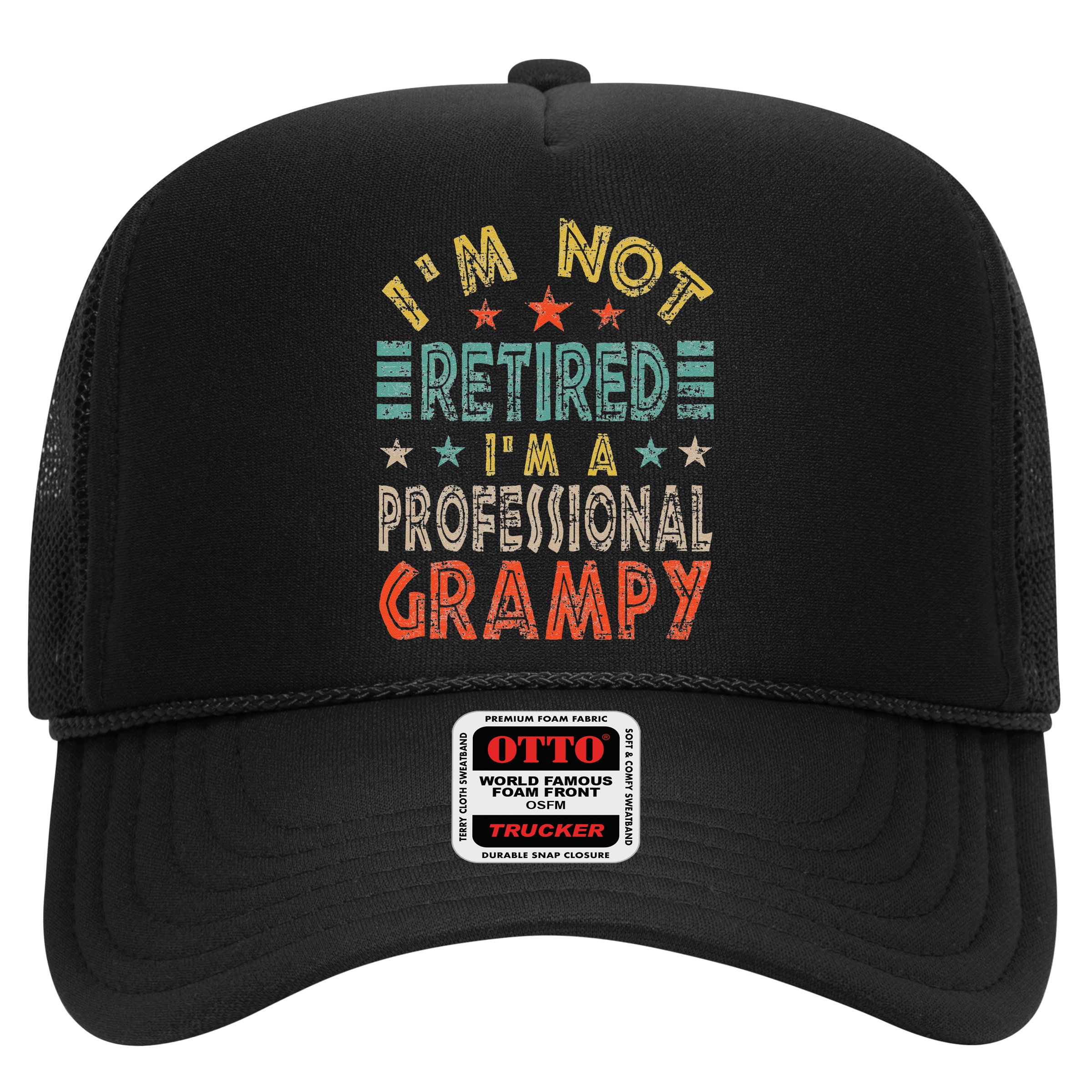 Family 365 Retired Grampy Father Day Grandpa Gift Hat